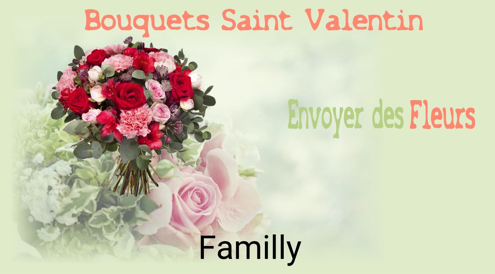 Roses de Saint-Valentin livrées à Familly